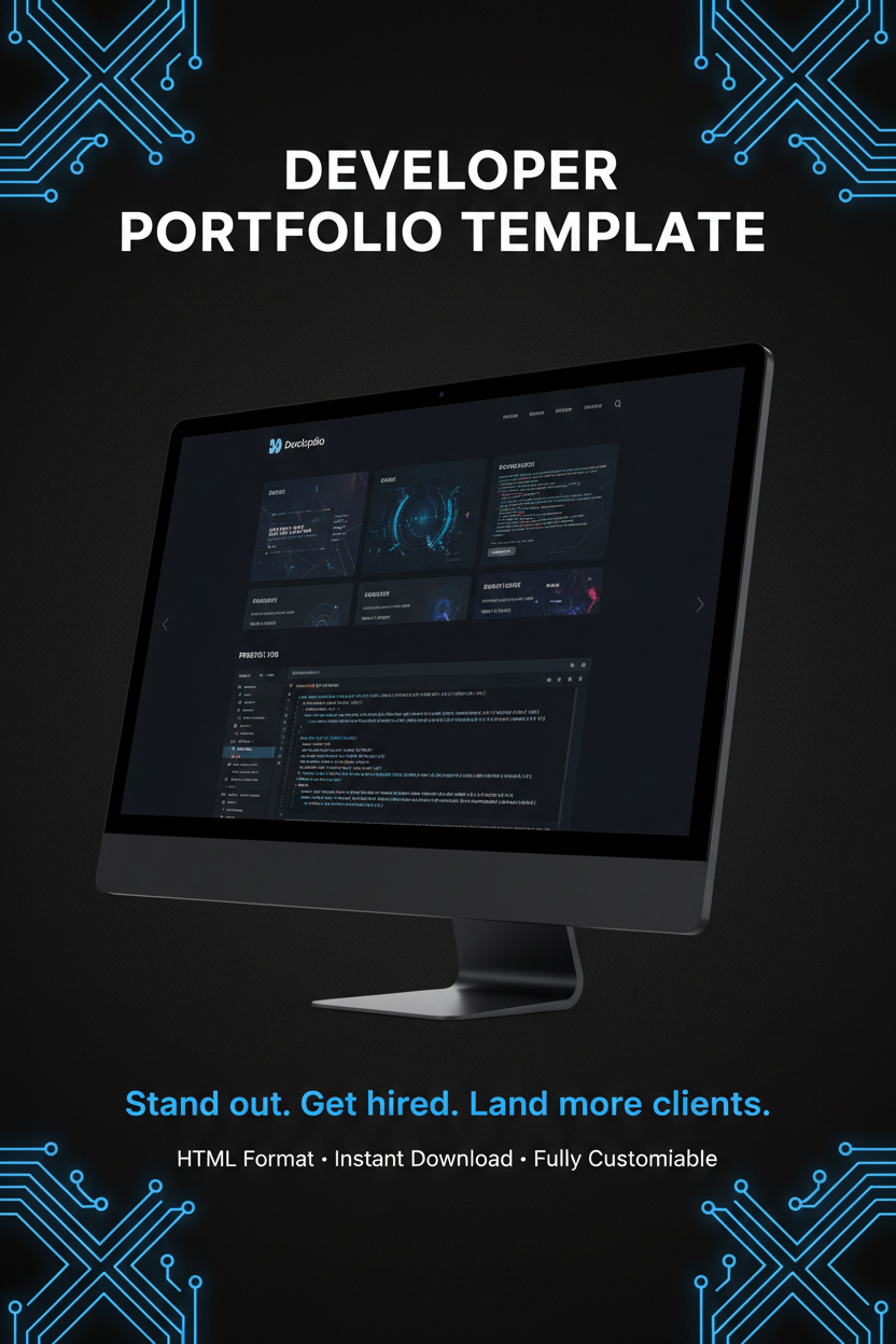 Developer Portfolio Template